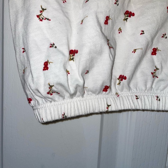 WHITE FLORAL SCRUNCH WILFRED TEE - Picture 4 of 5